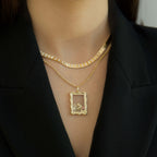 Rectangle Charm Kolyesi