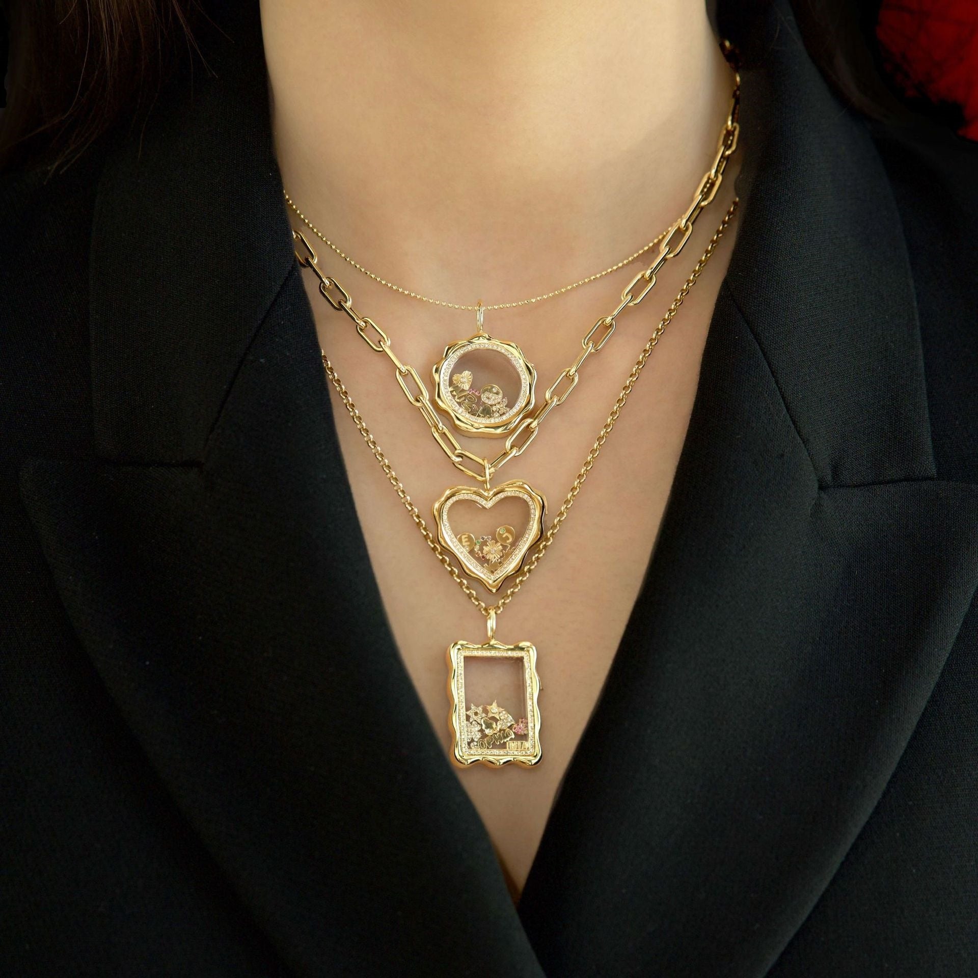 Circle Charm Kolyesi