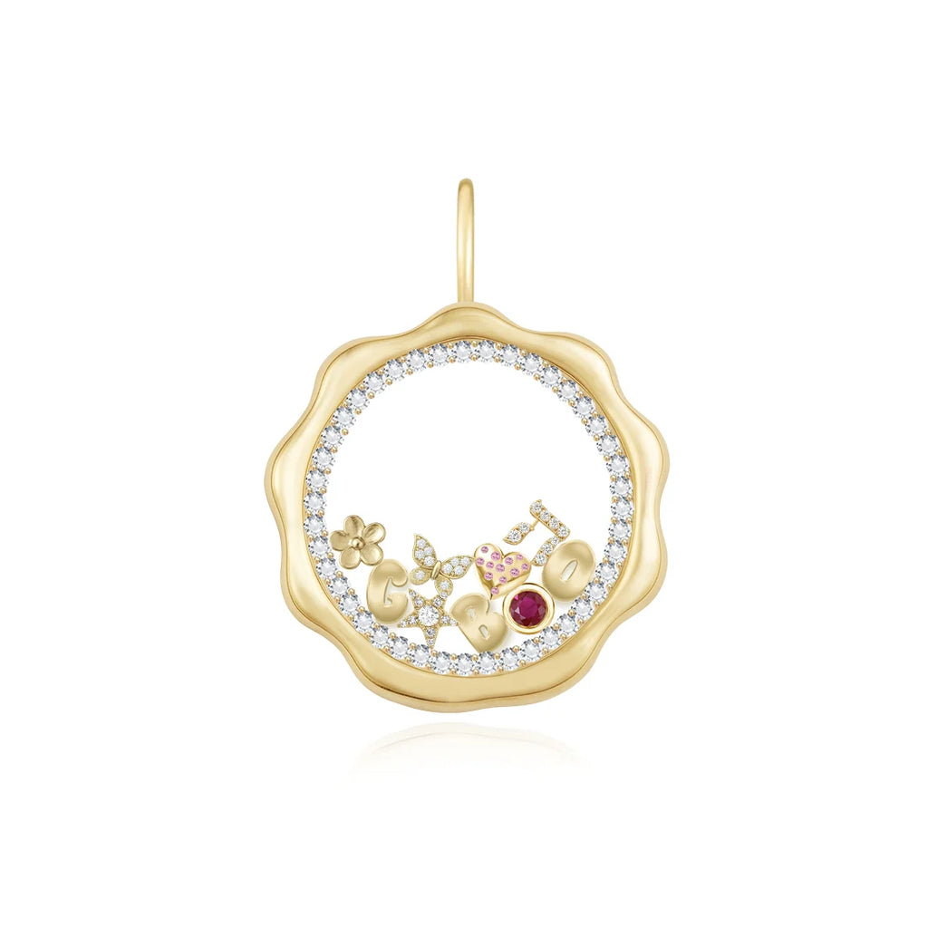 Circle Charm Kolyesi