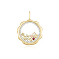 Circle Charm Kolyesi