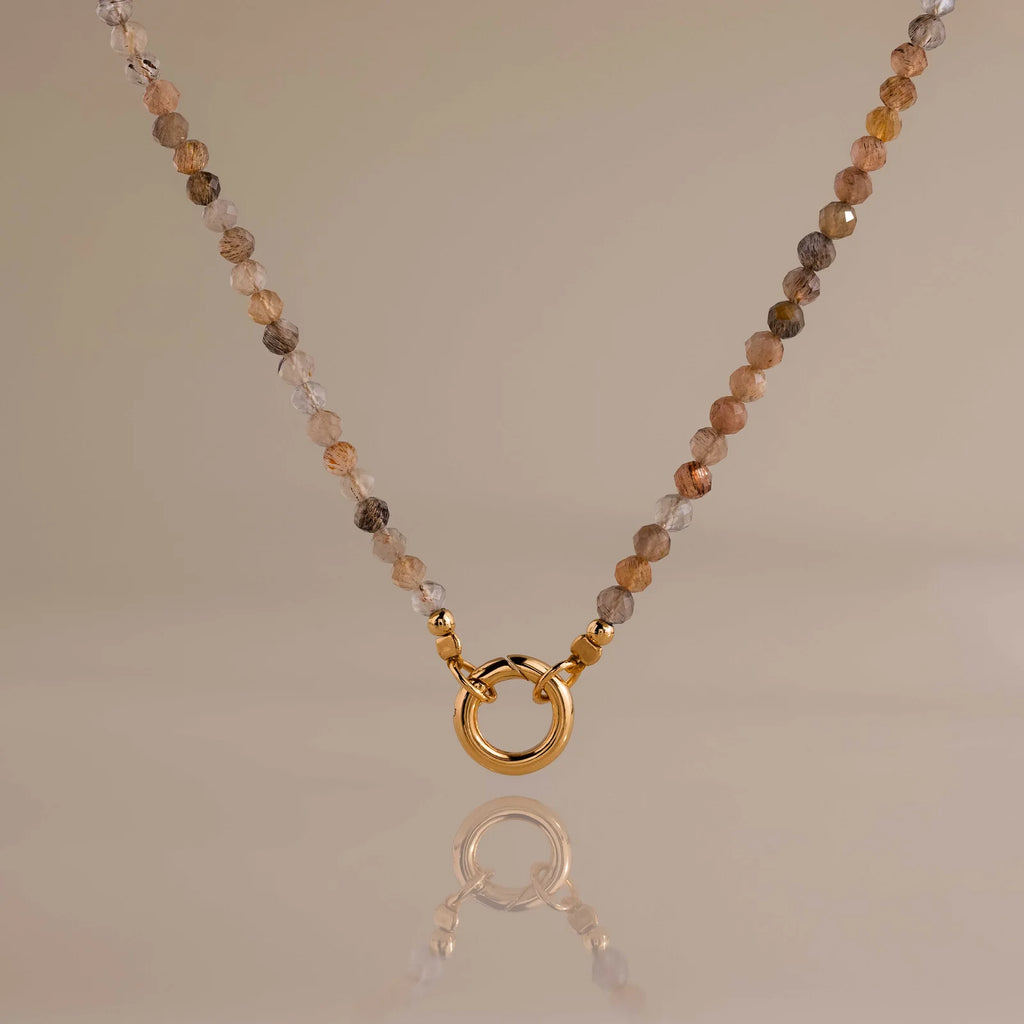Sunstone Charm Kolyesi | Gold