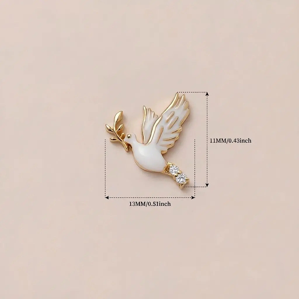 White Dove & Olive Charm