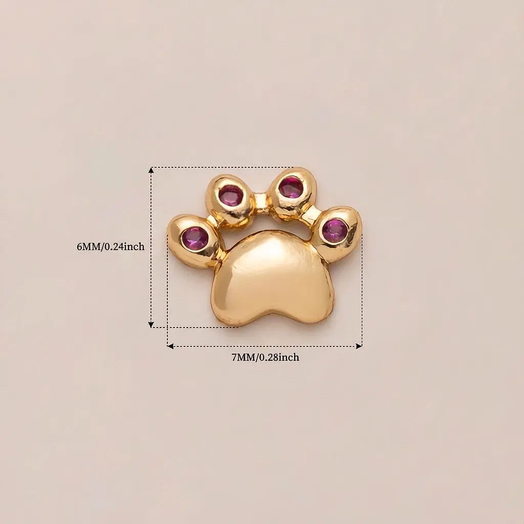Velvet Paw Charm