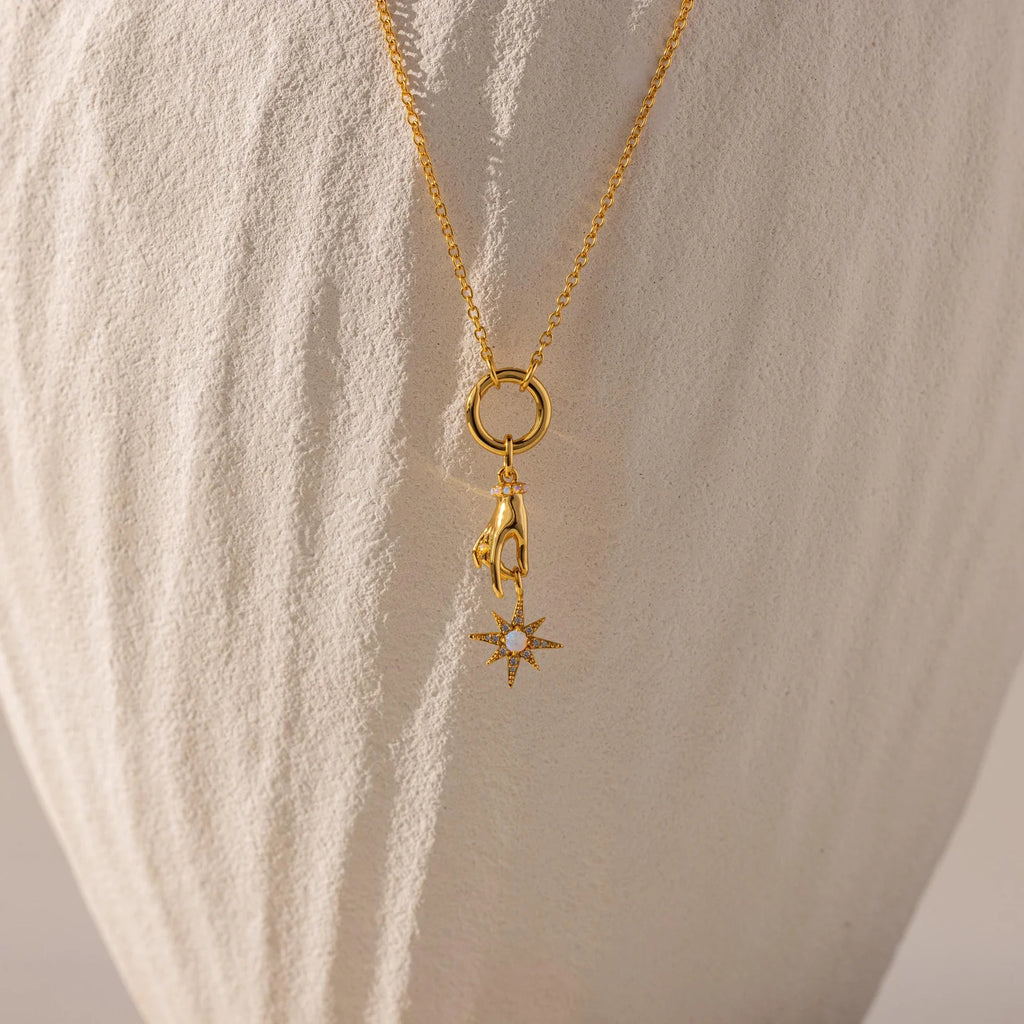 Star Opal Hand Charm