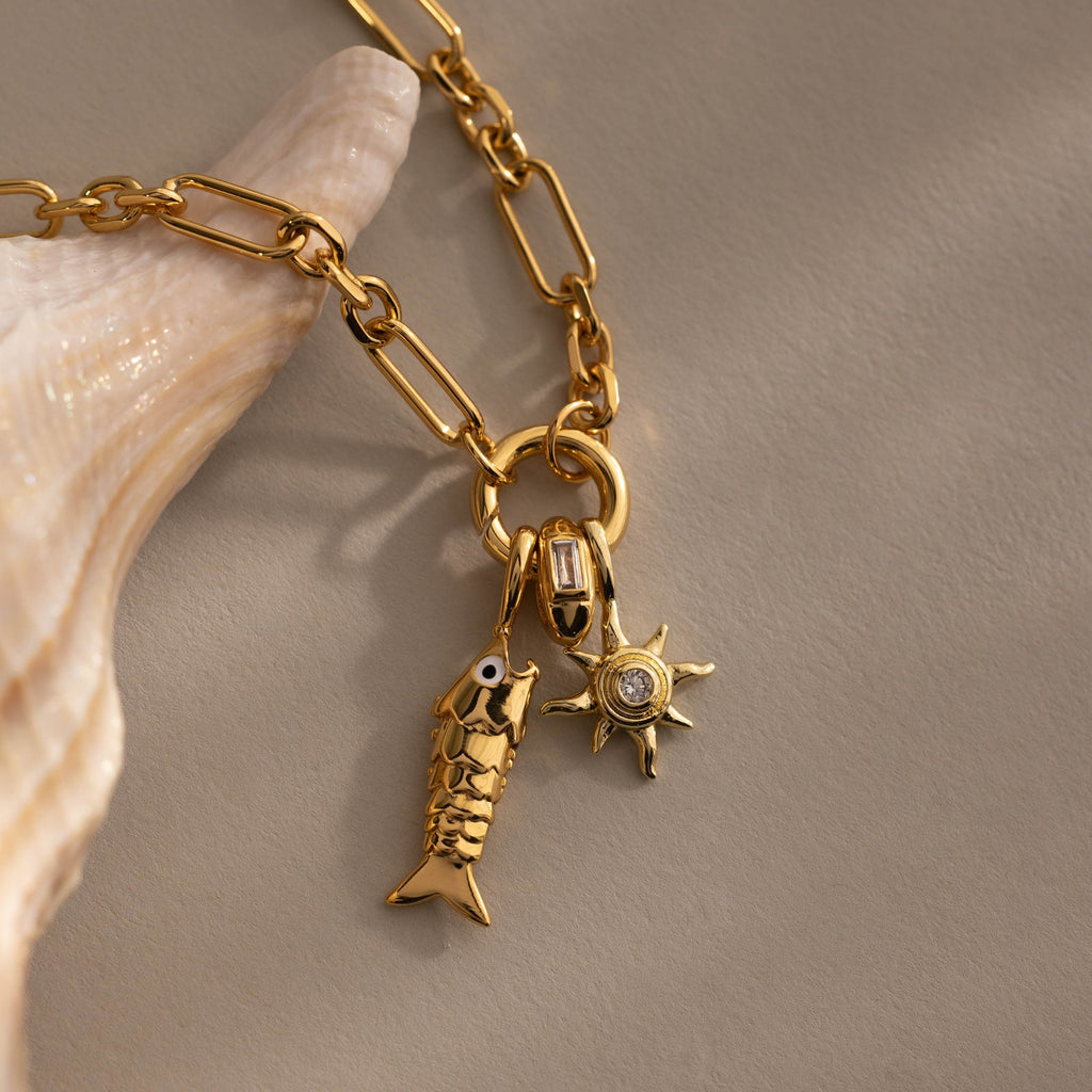Mystic Diamond Sun Charm