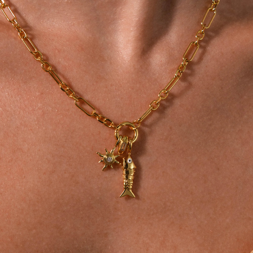 Mystic Diamond Sun Charm