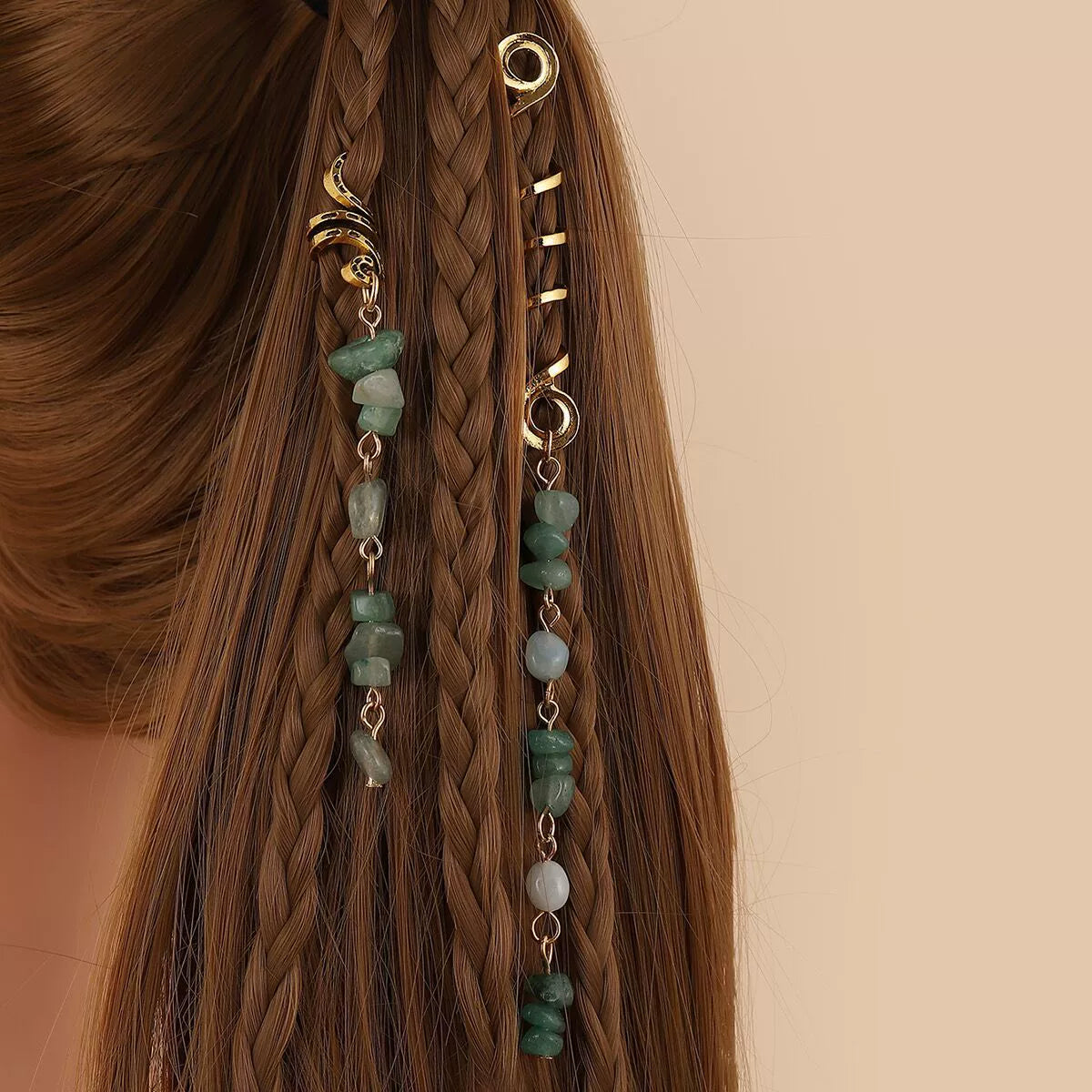 Mint Hair Braid